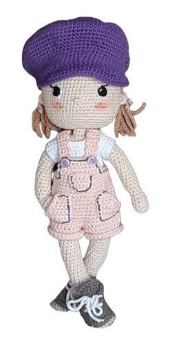 Muñeca Valentina - Muñeco De Apego Crochet Amigurumi