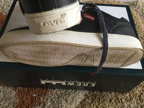Tênis Infantil Importado Original Levis Couro Semi Novo 34