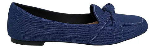 Sapatilha Mocassim Feminino Sapato Bico Quadrado