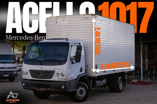 Mb Accelo 1017 C/ Báu Alumínio, Assoalho Chapeado E Baixa Km