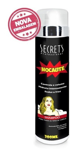 Shampoo 300ml Nocaute - Secrets Professional