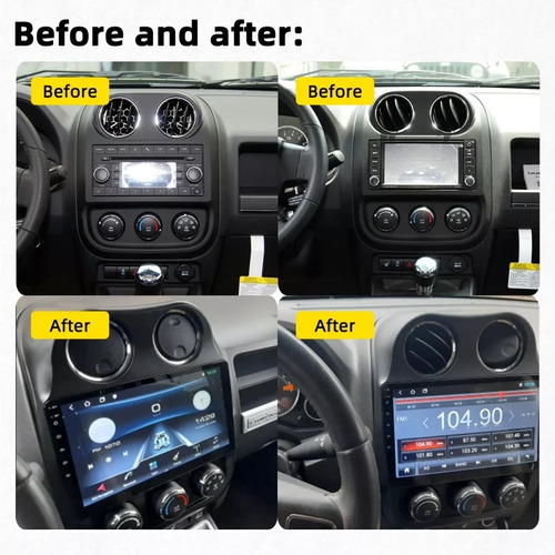 Estereo Jeep Patriot Compass 09 17 Pantalla Android Radio Wi