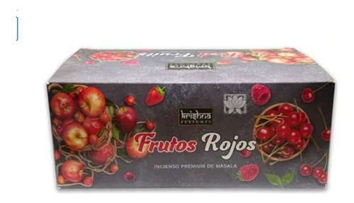 Incienso Frutos Rojos Caja X12 Marca Krishna