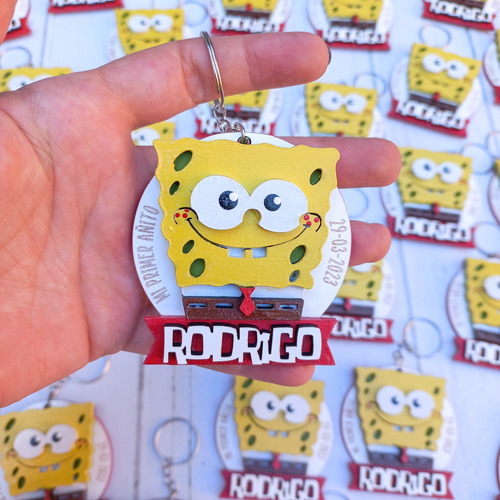 Souvenirs Personalizados Personajes Todas Las Tematicas X40u Bob Esponja