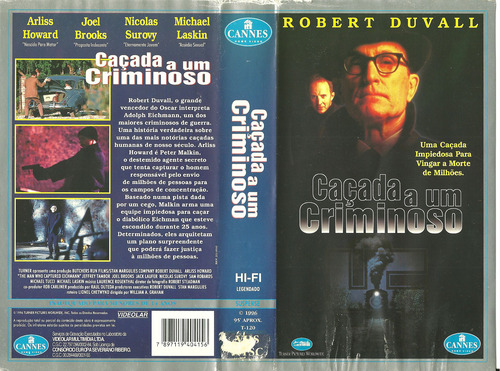 Caçada A Um Criminoso - Consulte Rutger Hauer Robert Duvall (Usado)
