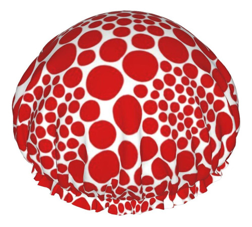 Yayoi Kusama - Gorro De Ducha Elastico Reutilizable Doble Ca