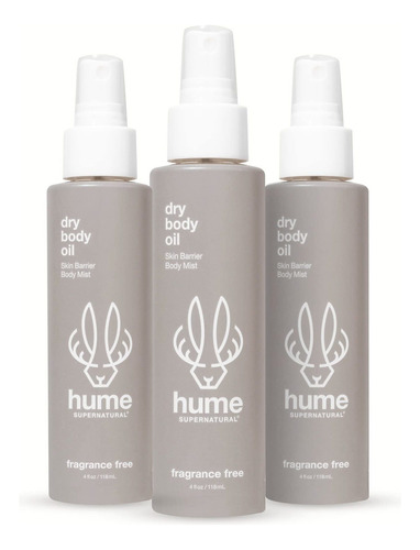 Hume Supernatural Spray De Aceite Corporal Seco  Aceite .