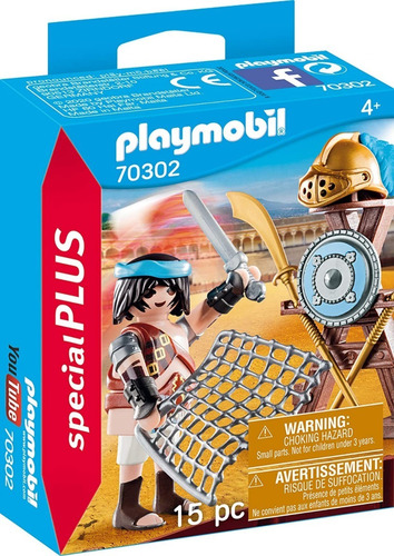 Playmobil Special Plus 70302 - Gladiador Con Armas