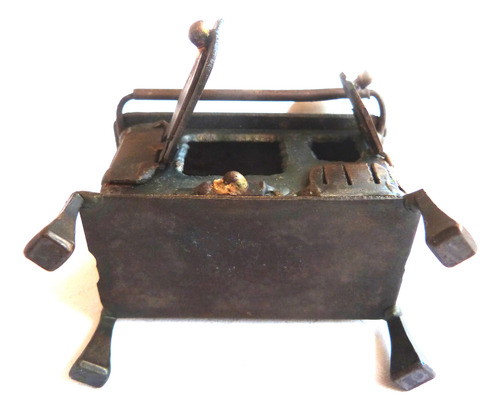 Monijor62-antiguo Coleccion Miniatura Cocina Estufa Hierro (Usado)