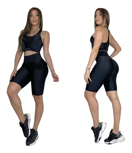 Conjunto Deportivo Licra Mujer Ropa Gimnasio Entreno