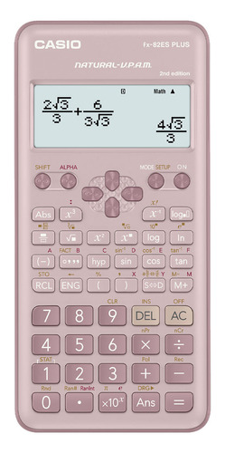 Calculadora Cientifica Casio Fx 82es Plus 2da Edicion Rosa