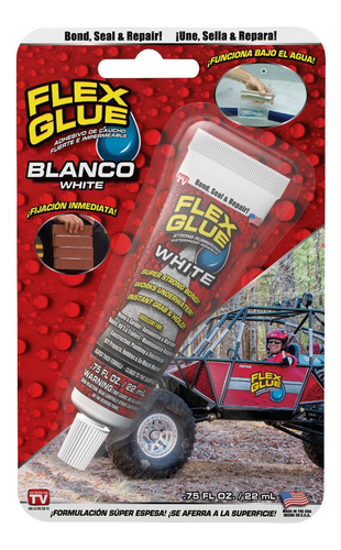 Adhesivo De Caucho  Blanco Flex Glue 6 Oz