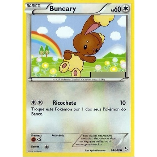 Buneary - Pokémon Normal Comum - 84/106 - Pokemon Card Game