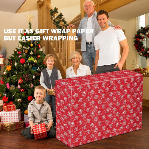 Bolsas De Regalo De Navidad Extra Grandes, Juego De 2 Bolsas