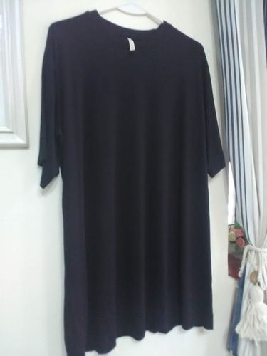 Vestido Negro Rayon/spandex Talle 40. Nuevo!