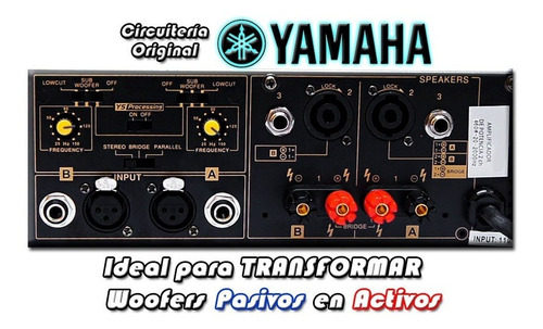 Imagen 4 de 10 de Amplificador Con Circuitería Yamaha 1700 W Rms Reales Xaris.