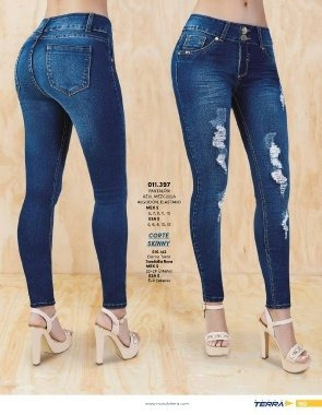 Jeans 11397 Rotos Tallas Extras Moda Nacional 5-40