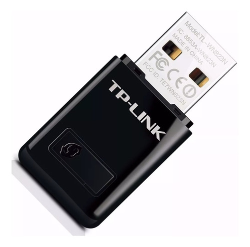 Imagen 3 de 8 de Placa De Red Wifi Usb Tp Link Tl-wn823n 300 Mbps Mini