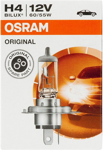 Imagem 6 de 7 de Lampada H4 Osram Original Bilux Farol Alto Baixo Alemanha