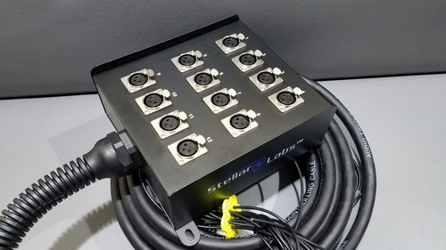 Snake De Audio/video Xlr De 12 Canales Y 10 Metros (Usado)
