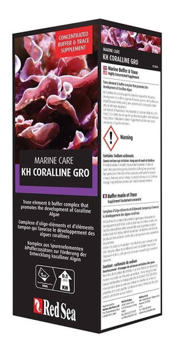 Red Sea Kh Coralline Gro 500 Ml  Suplemento Acuario Marinos