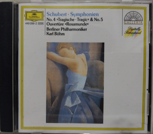 Schubert - Symphonien No. 4  Tragische Cd Germany