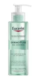 Gel Limpiador Eucerin Dermopure Oil Control día/noche para piel grasa de 400mL/408g