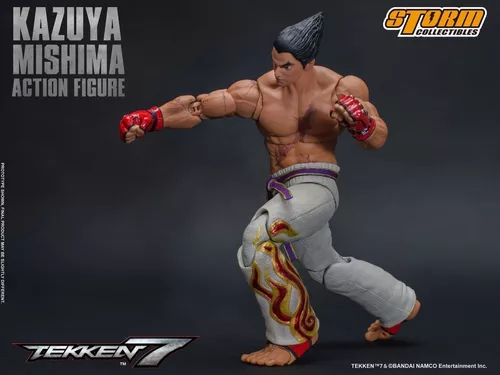 Figuras de Ação BANDAI Tekken Kazuya Mishima 17 cm