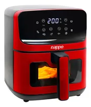 Comprar Freidora Sin Aceite Nappo Digital 1500w 4.5l Táctil Visor Color Rojo