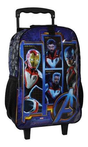 Kit Mochila Vingadores Ultimato 3d Infantil Masculina Escola