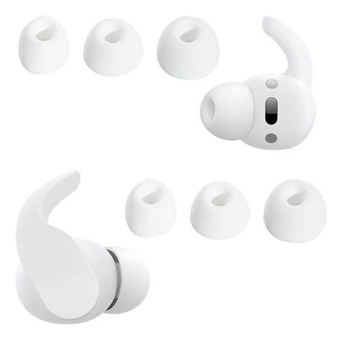 3 Par Almohadilla Air-pods Pro Repuesto Para Mejor Ruido M L