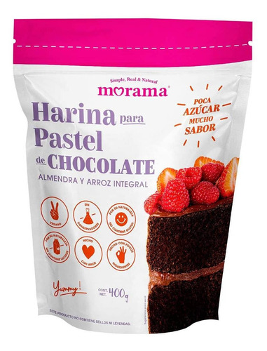 Harina Morama Pastel Chocolate 400g