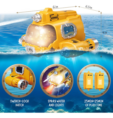 Lacha Control Remoto Submarino Niños Navidad