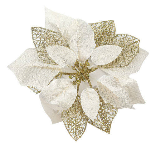 50 Hermosas Flores Artificiales Para Decoración Navideña