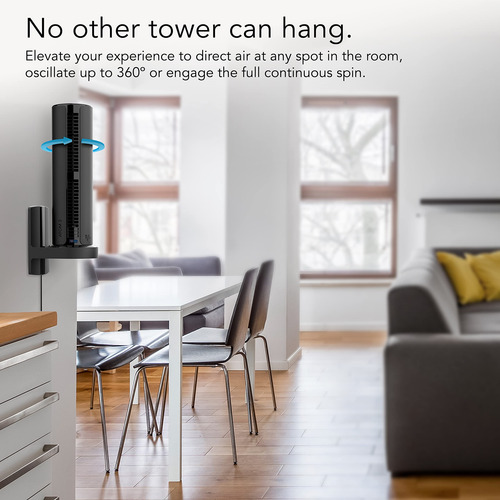 Ventilador De Torre Vornado Atom 2w Ae Oscilante Com Suporte
