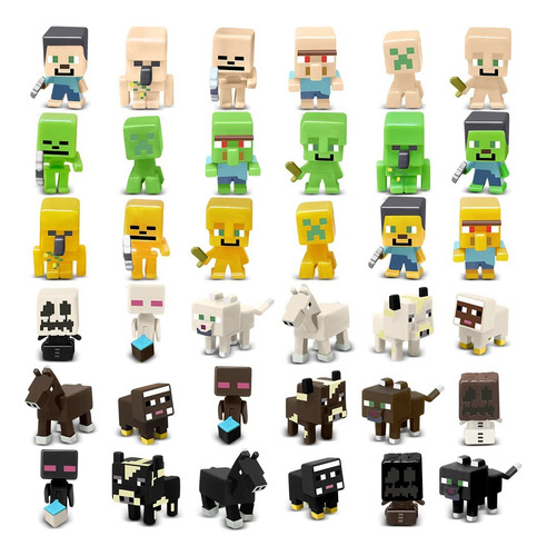 Moyee Mini Figuras, Paquete De 36 Figuras De Acción, Lindo.