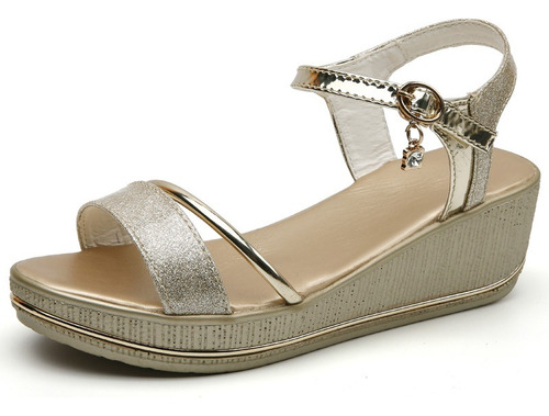 Zy Sandalias Con Plataforma Para Mujer Moda Verano Tacones