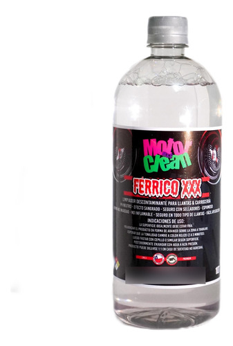 Descontaminante Ferrico De Llantas Motorclean 1l