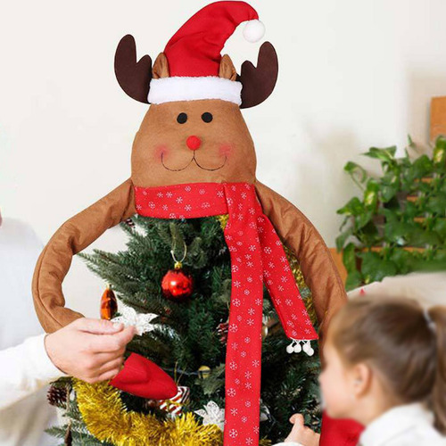 Adorno Navideño, Sombrero De Copa De Árbol De Muñeca De