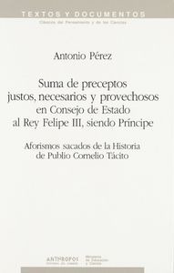 Suma De Preceptos Justos Necesarios - Perez, Antonio