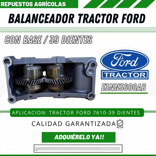 Balanceador De Tractor Ford  7610 Con Base 39d