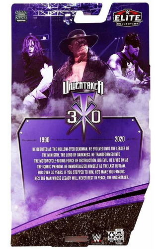 Imagen 6 de 6 de Figura Wwe Mattel Elite Undertaker