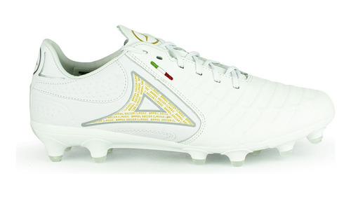 Zapatos De Futbol Pirma Brasil Reinier Blanco Blanco Cuero 