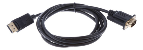Cable Dp De 1.8m / 6ft A Vga Adaptador Dp A Vga Chapado En