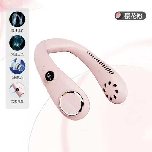 Ventilador De Cuello Sin Aspas Con Carga Usb Batería De