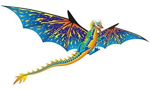 Tormenta De Ideas Dragon Windnsun 3-d Nylon Kite, 76