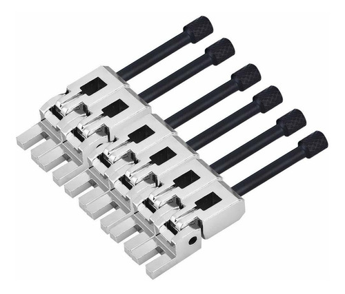 6pcs Anti-rust Durable Zinc Alloy Tremolo Saddle Guitar
