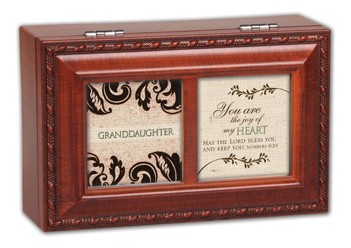 Cottage Garden Nieta Woodgrain Petite Musica Box/caja De Joy