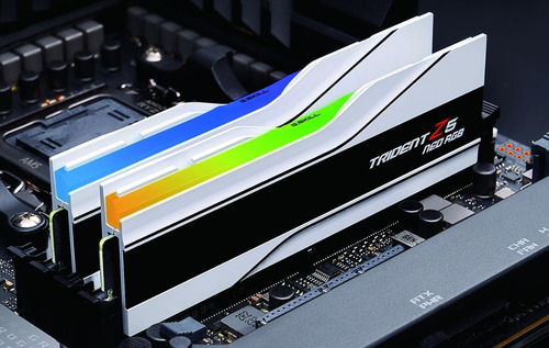Memoria G.skill Trident Z5 Neo Ddr5 C30 de 64 GB, color plateado, 6000 MHz