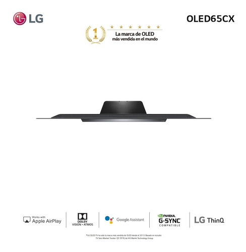 Imagen 4 de 6 de Smart Tv Oled 65 Oled65cx Ai LG - Garantía Oficial